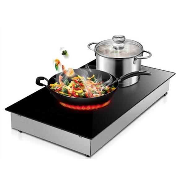 Buy 9 Power Levels 3200W Touch Double Burner Electric Cooktop at wholesale prices