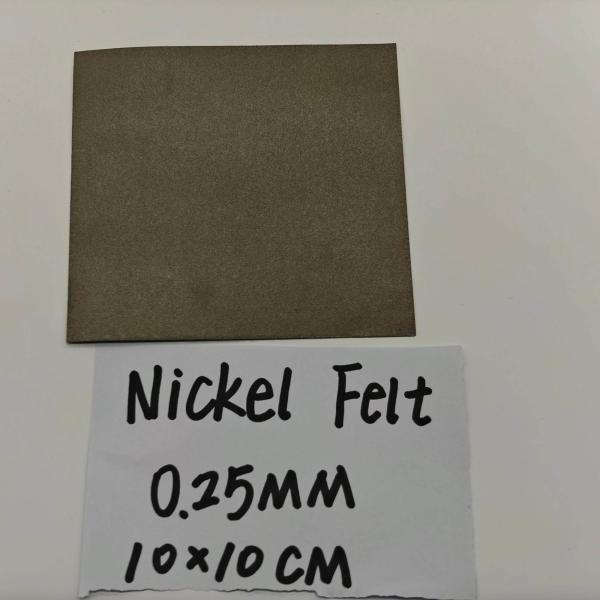 Buy Laser Cutting Porous Nickel Felt High Temperature Sintering Metal Fiber Felt at wholesale prices