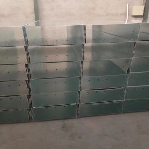 Industrial Metal Cable Tray 0.8-3.0 Mm Steel Thickness Electrical Cable Trough