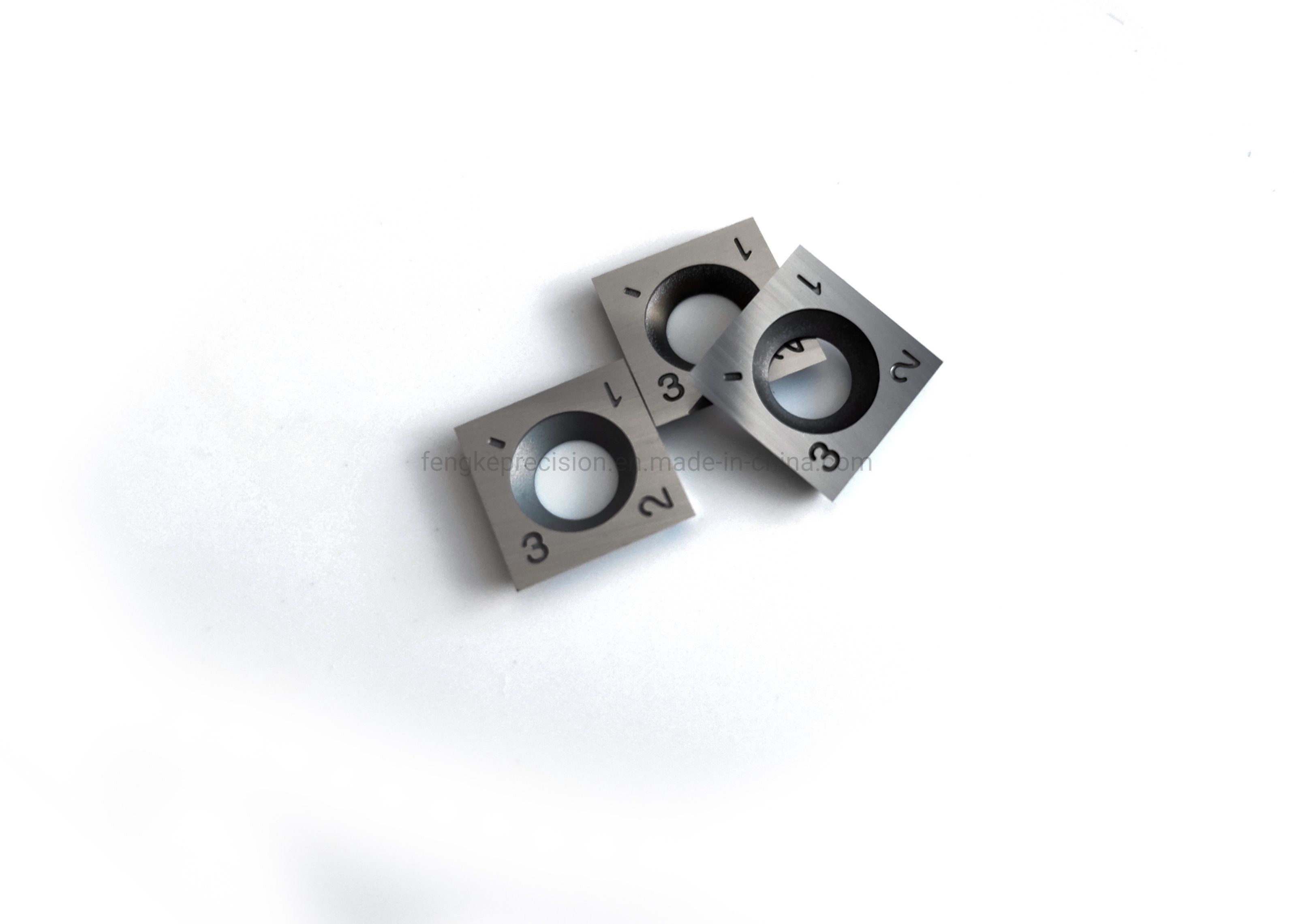 Fengke 15x15x 2.5mm Indexable Carbide Inserts With Four Factory Sharp Edges ,10
