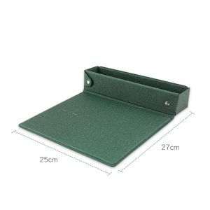 Magnetic Wireless Charging Leather Desk Pad Multifunctional Folding