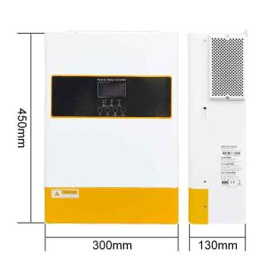 6.2kW Single Phase Solar Inverter 48V Battery High Voltage MPPT Pure Sine Wave