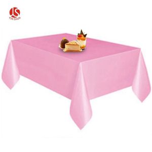 Plastic Tablecloth 5 Pack Red Disposable Rectangle Waterproof Party disposable