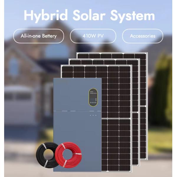 Buy Solar Generator Kit Off On Grid Solar Power System Solar Hybrid Inverter Complete Set at wholesale prices