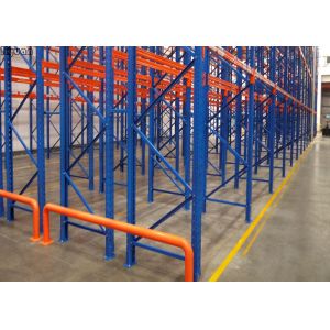 Q235 Steel Warehouse Heavy Duty Pallet Racks Selective Shelving Powder Coated