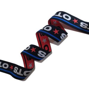 High Tenacity Jacquard Elastic Webbing 2cm-6cm Nylon Elastic Black