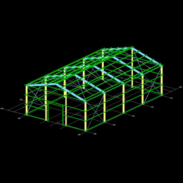 Portable Shelter Prefabricated Metal Car Canopy Garage with Solid H-shape Steel Beam