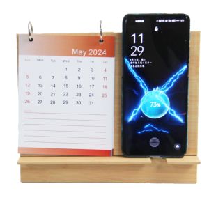 2024 Wood Wireless Charging Calendar New Style Creativity Custom Logo