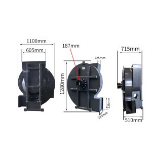 High-Efficiency Centrifugal Fan (Sanitation Vehicle Assembly): Optimized Blade