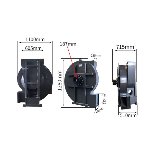 Fan Assembly Sweeping : Cast Iron Pulley + Belt Drive Stability + Reasonable