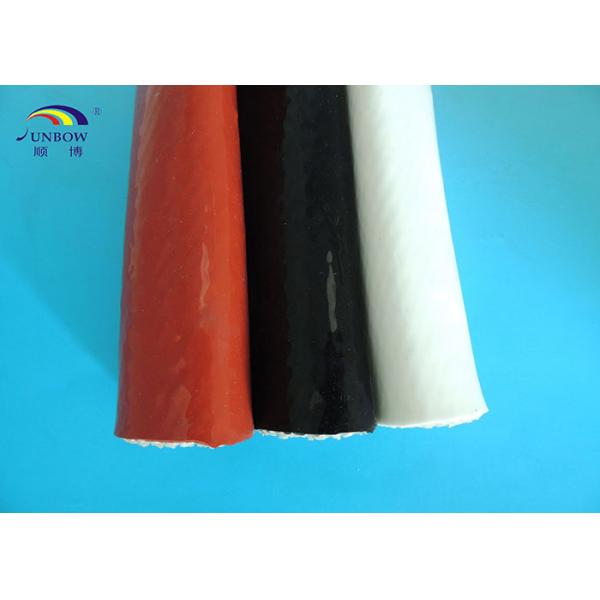 Silicone Coated Fibreglass Fire Protective Fire Sleeving High Temperature