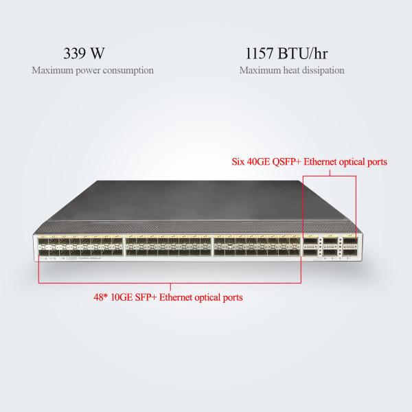 CE6850U-48S6Q-HI Cloudengine 6800 Tor Switch POE 100VAC - 240VAC 339W