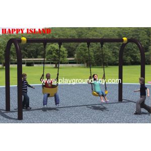 Quality U Flexible Flyer Swing Set Kids Swing Sets Galvanized Steel Outdoor Children for sale