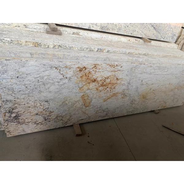 Luxury Gold Granite Stone Big Slabs Honed Polished for Villa Staircase Graphic Design
