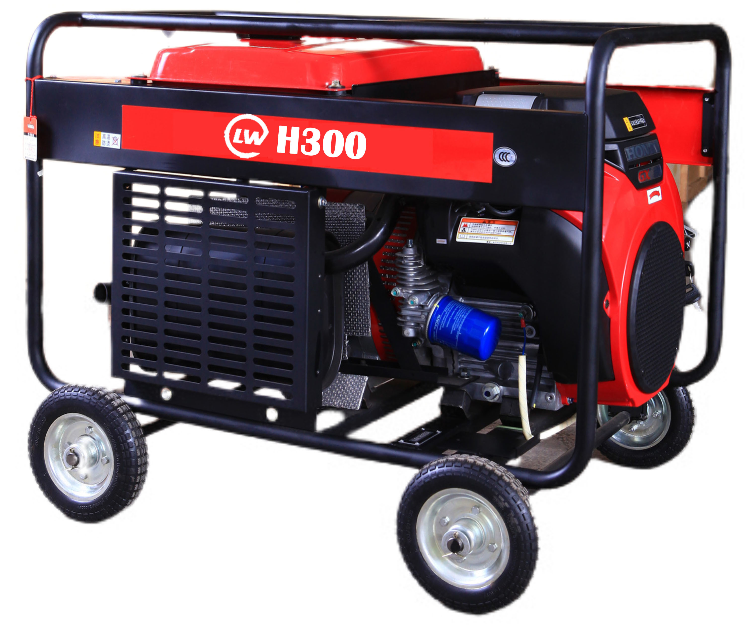 Quality Honda GX630 300A MMA / TIG Pipeline Engine Driven Welder for sale