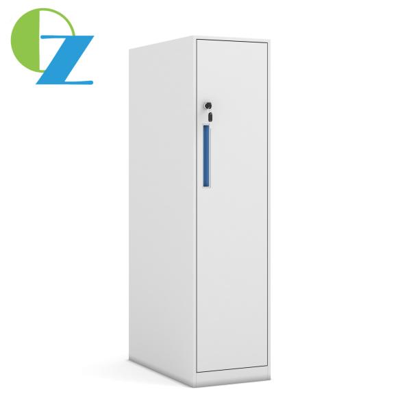 12mm Slim Metal Storage Cabinet Thin Edge Single Door Steel Office Lockers Furniture