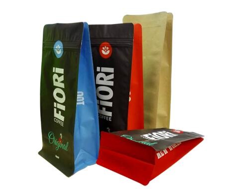 Buy Food Grade Laminated Material PET Side Gusset Custom Logo Zipper Bag For Coffee Packing at wholesale prices