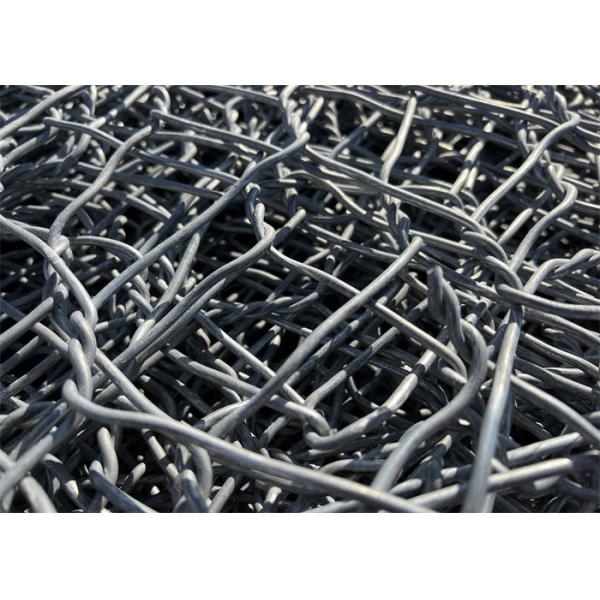 Galvanized Steel Gabion Box 2.7mm Wire 8x10cm Mesh