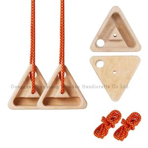 Wood Climbing Training Gear Portable Hangboard Climbing Fingerboard Triangle