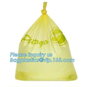 Compostable Recycle Biodegradable Food waste bag/disposable plastic garbage bag,