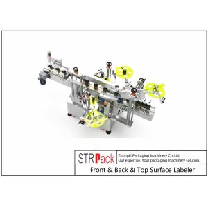 Self Adhesive Round / Square Bottle Sticker Labeling Machine Multi Directional