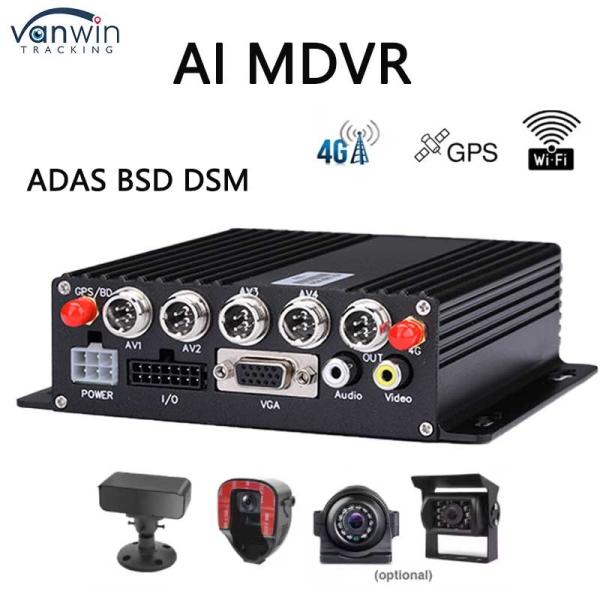 Buy 4 Channel ADAS DSM Car DVR at wholesale prices