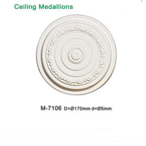 Hotsale European style PU Ceiling medallion for house and church decoration Interior color customized