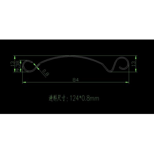 Metal Shutter Door Roll Forming Machine With 10-15m/Min Forming Speed And 45 Steel Rollers