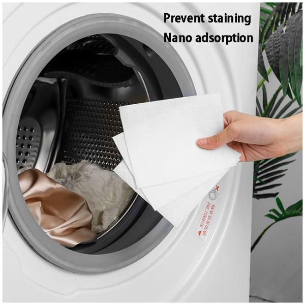 Household Color Absorbing Sheets To Prevent Cross Dying And Remove Mites Paper Laundry Detergent Sheets
