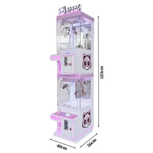China Two-player Hardware Material Crane Gift Doll Game Claw Machine on sale