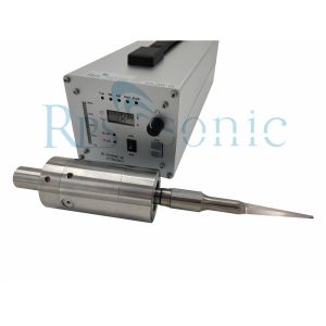 One Piece Ultrasonic Cutting Device Non Woven Ultrasonic Slitting Machine