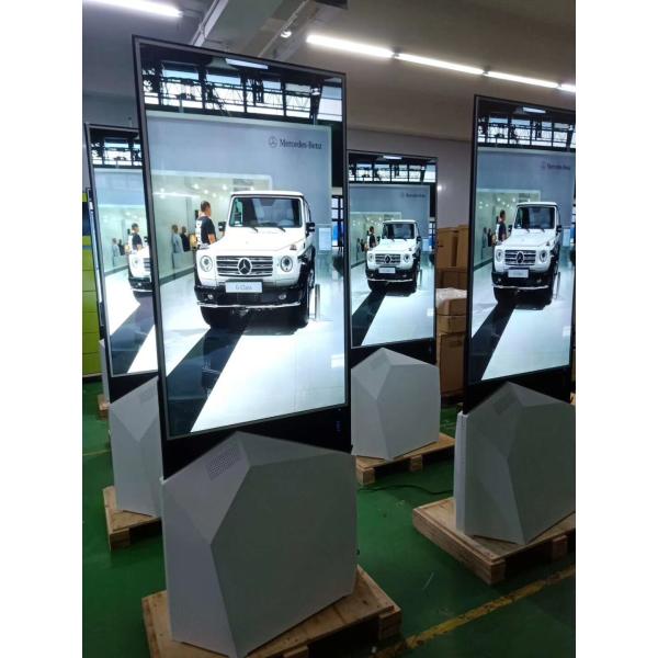 110W Android 55" 450cd/㎡ Free Standing Digital Signage