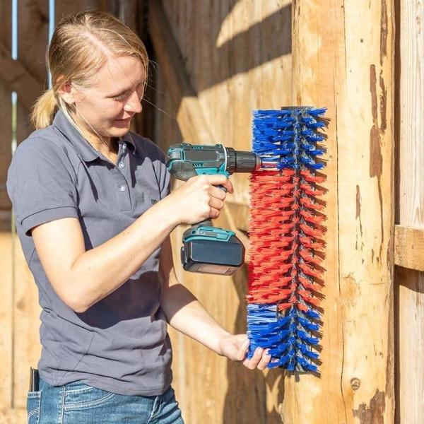 Half Round Livestock Cow Scratching Brush For Horse ROHS Certificated