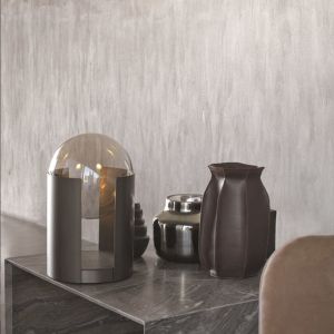 Modern glass dressing LED table lamps bedroom bedside lights grey table lamp(WH