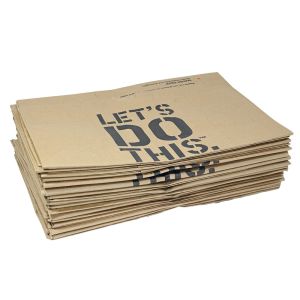 Custom Design Kraft Paper Bag for Bio-degradable Heavy Duty Garden Garbage