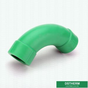 BSPP Thread Long Arc Shaped Elbow PPR Pipe Fittings