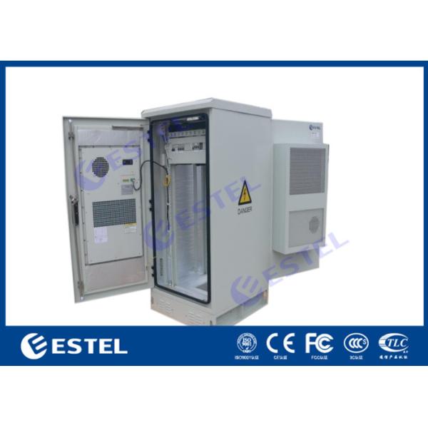 Buy Insulated Steel 19" 27U Outdoor Telecom Cabinet Side Access at wholesale prices