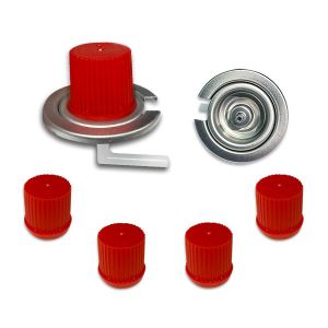 China Oem Camping Gas Valve With Buna Outer Gasket For Picnic And Hot Pot on sale