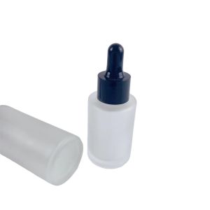 Luxury 13/415 Empty Dropper Bottles Cosmetic Frosted Clear Amber