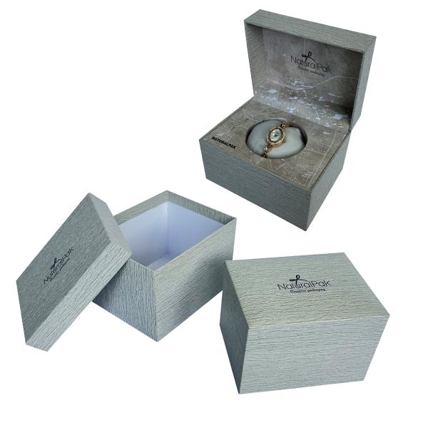 Buy Wooden Texture Wrist Watch Packaging Boxe Pillow Box Packaging Antique Watch Boxes at wholesale prices