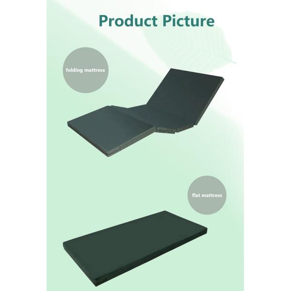 Foldable Foam Waterproof Inflatable Hospital Mattress Lightweight Compact