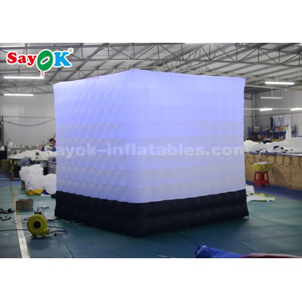 Portable Photo Booth Black Bottom Anti - Dirty Inflatable Photo Booth One Door For Bar