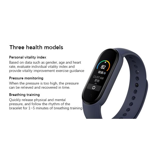 Xiaomi Mi Band 5 Smart Watch Bracelet Magnetic Charge Blue-tooth5.0 Heart Rate Sleep Mi Band 5 Xiaomi Global Version