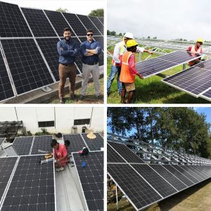 72 Cells 420W PERC Photovoltaic Solar PV Panel IP68 Anodized