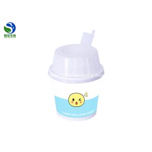 Close Bonding Paper Ice Cream Sundae Cups No Leak Paper Ice Cream Tubs