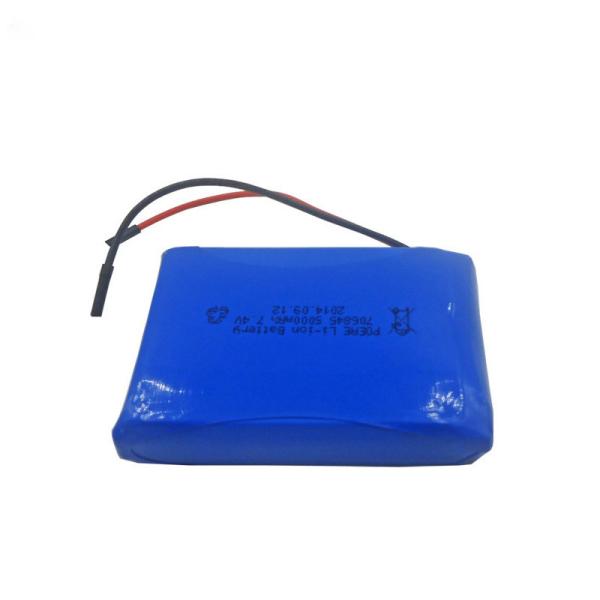 IEC62133 5000mAh 7.4 Volt Lithium Ion Polymer Battery