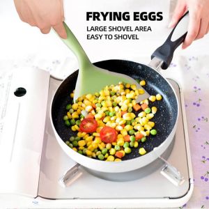 Kitchen Non Stick Rubber Silicone Pancake Flipper Spatula Heat Resistant