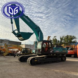 SK350 Used 35Ton Kobelco Large Crawler Excavator Construction Equipment