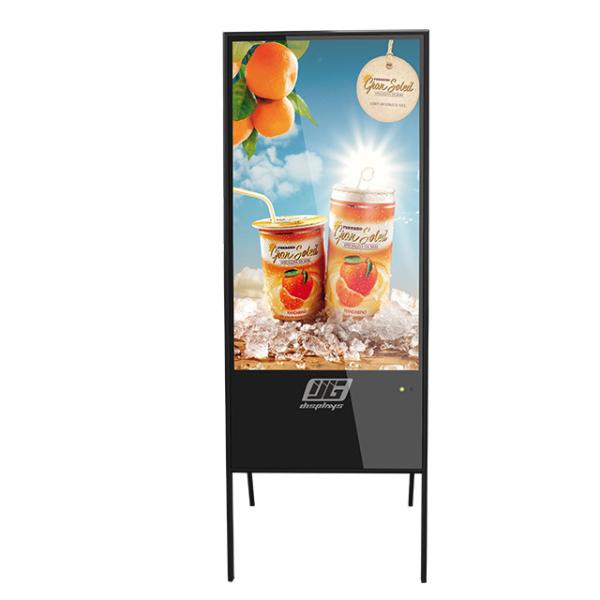 Indoor 43" Aluminum A-Board HD 1080P Non-touch Advertising lcd advertising