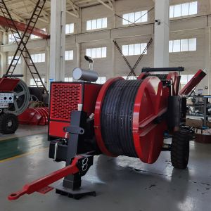 China 77kW(103hp) Engine 2x40kN Hydraulic Tensioner Transmission Line Equipment on sale